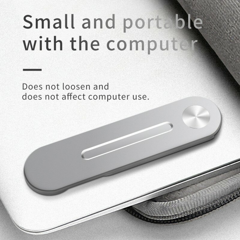 Suporte do telefone móvel da liga de alumínio, suporte dobrável da expansão do portátil, suporte dois-em-um projetado profissionalmente apoiar