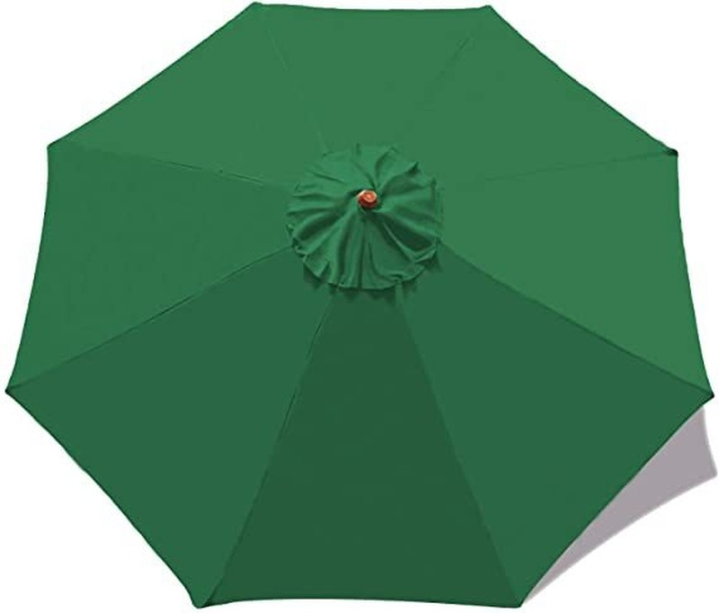 Payung Pantai Kanopi Ganti Anti-ultraviolet dan Anti-memudar Kain Poliester Pantai Taman Payung Teras Payung Luar Ruangan