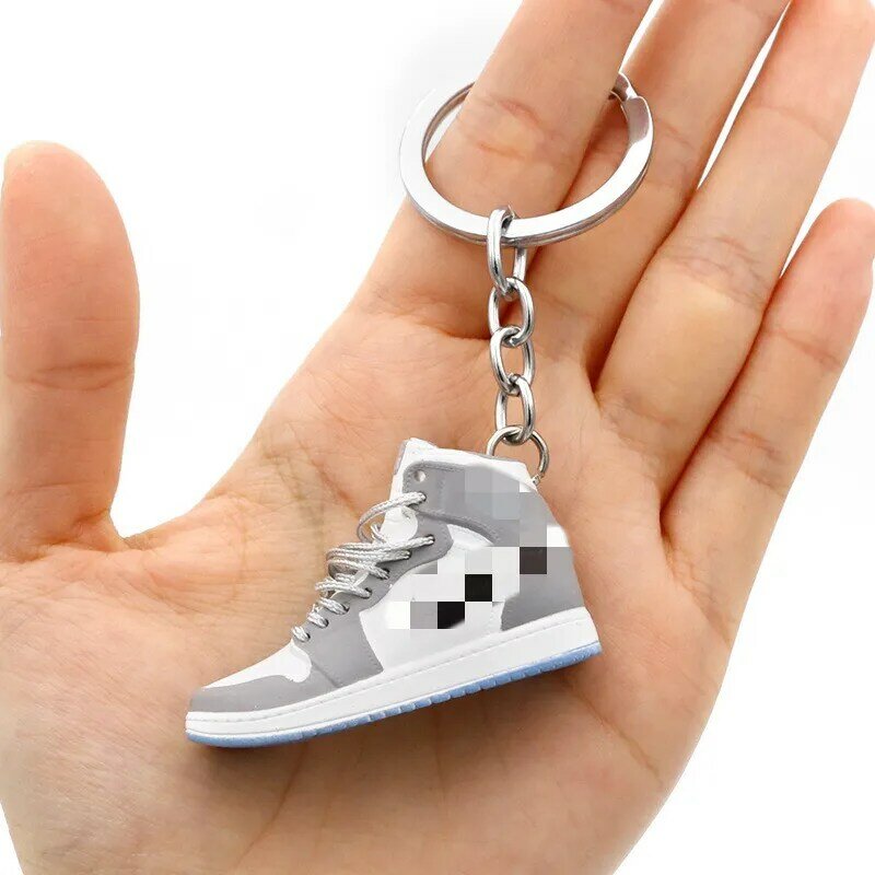 Mini Air Merk Nikee Sneaker Sleutelhanger 3D Model Schoenen Sleutelhanger Voor Jongen Mannen Rugzak Hanger Auto Accessoires Hot Koop Sieraden geschenken