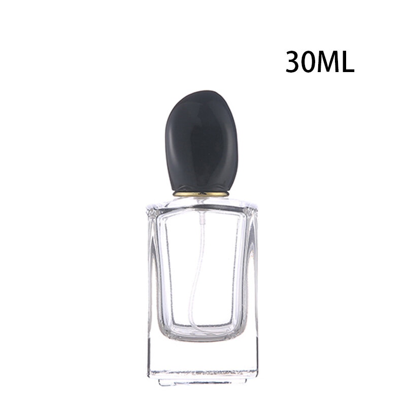 Botella vacía de Perfume rellenable, espray de vidrio de 30/50 ml, de viaje portátil atomizador, contenedores cosméticos, subembotellado