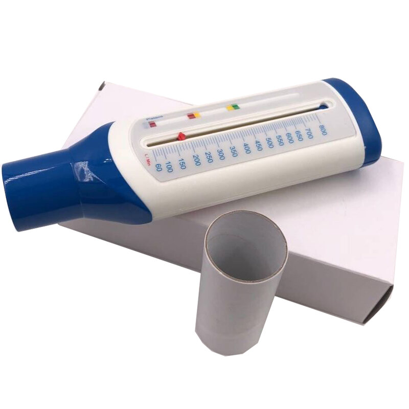Medidor de flujo máximo para adultos y niños, espirómetro portátil para monitorizar la función de respiración de los pulmones, envío gratis
