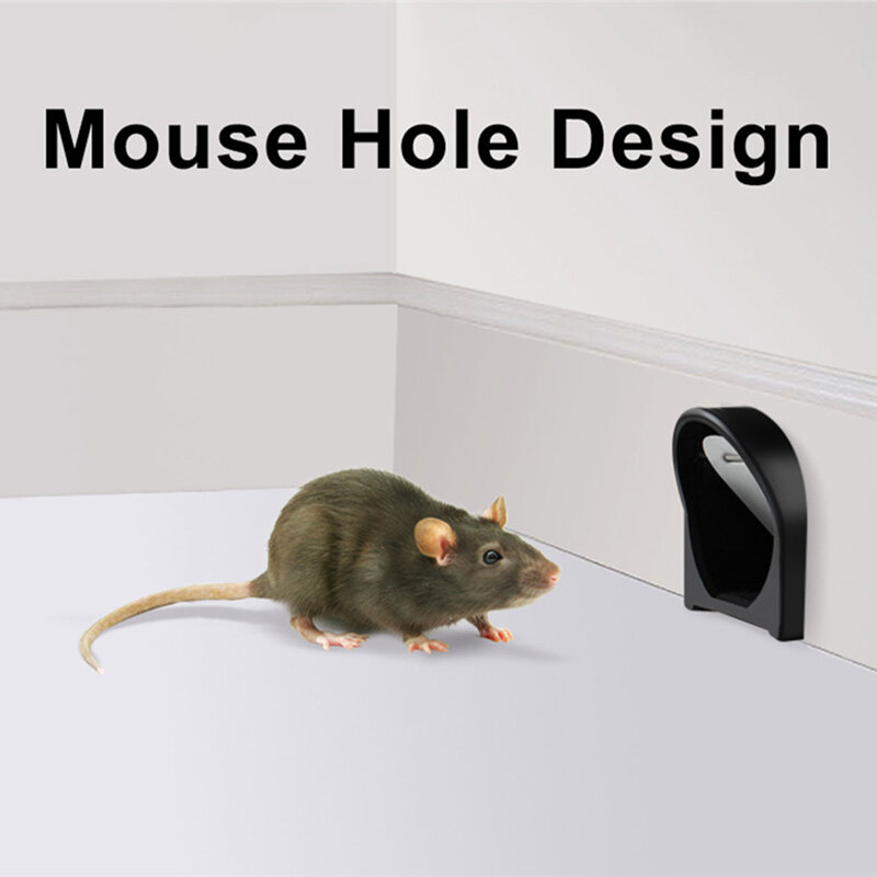 Jaula de plástico para atrapar ratones, trampa con autobloqueo para ratones, trampa biónica física, jaula para ratones, herramientas de Control de plagas para el hogar