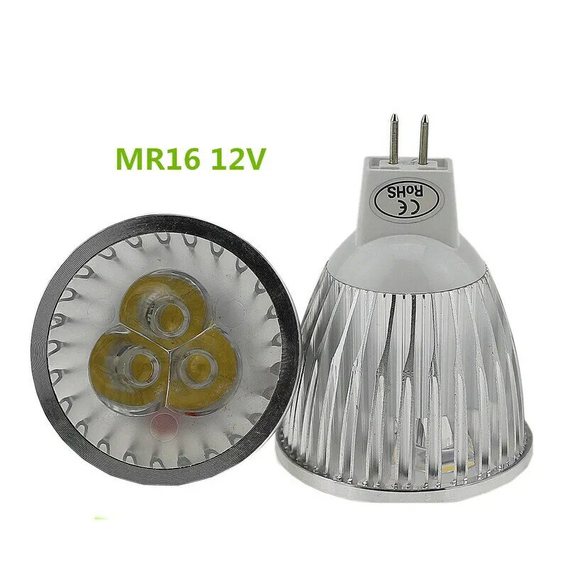 Lámpara Led superbrillante MR16, Bombilla de 12V, 3w, 5w, 7w, foco Led regulable, luz descendente, blanco frío y cálido para el hogar, Dec