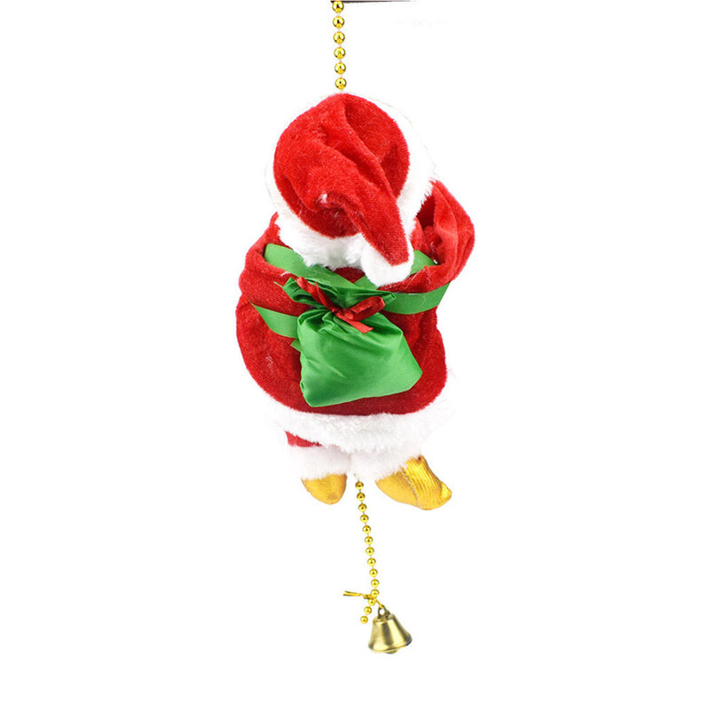 Santa Claus ตุ๊กตาของเล่นปีนเขา Crawl Up และ Down XMAS Party คริสต์มาสจี้ของขวัญ2022ตกแต่งคริสต์มาสสำหรับ Home