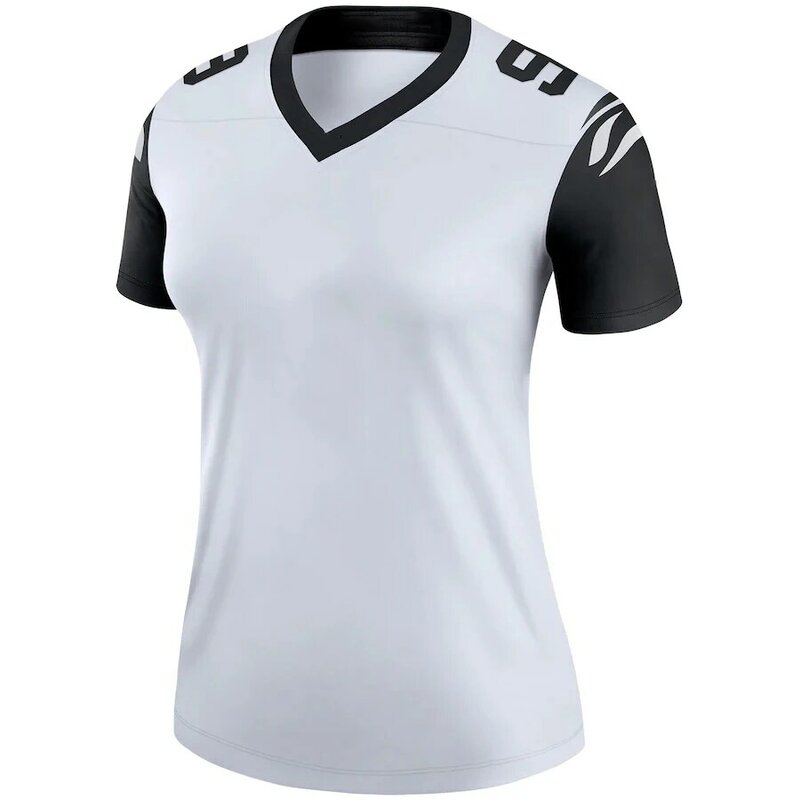 Camisa feminina customizada, camisa de stitch para futebol à prova d'água, camiseta para mulheres