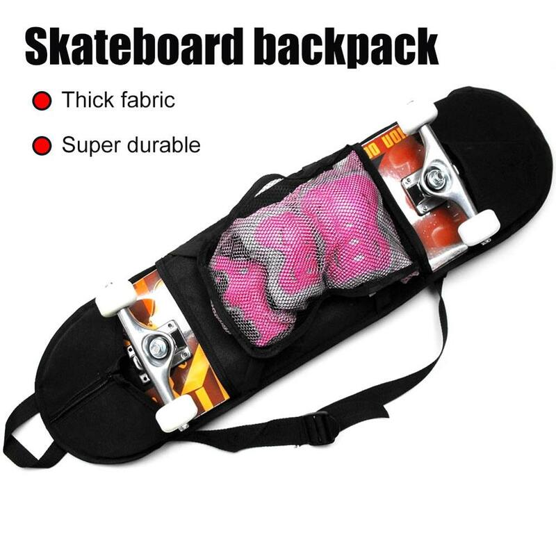 Sac à dos à bandoulière pour Skateboard, housse solide ajustable et épaisse, sac de transport professionnel pour Longboard, accessoires de voyage en plein air