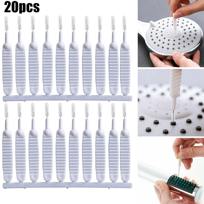 20PCS Gap Hole Anti-clogging Cleaning  Brush  Shower  Head Holes Cleaner Household Cleaning Supplies