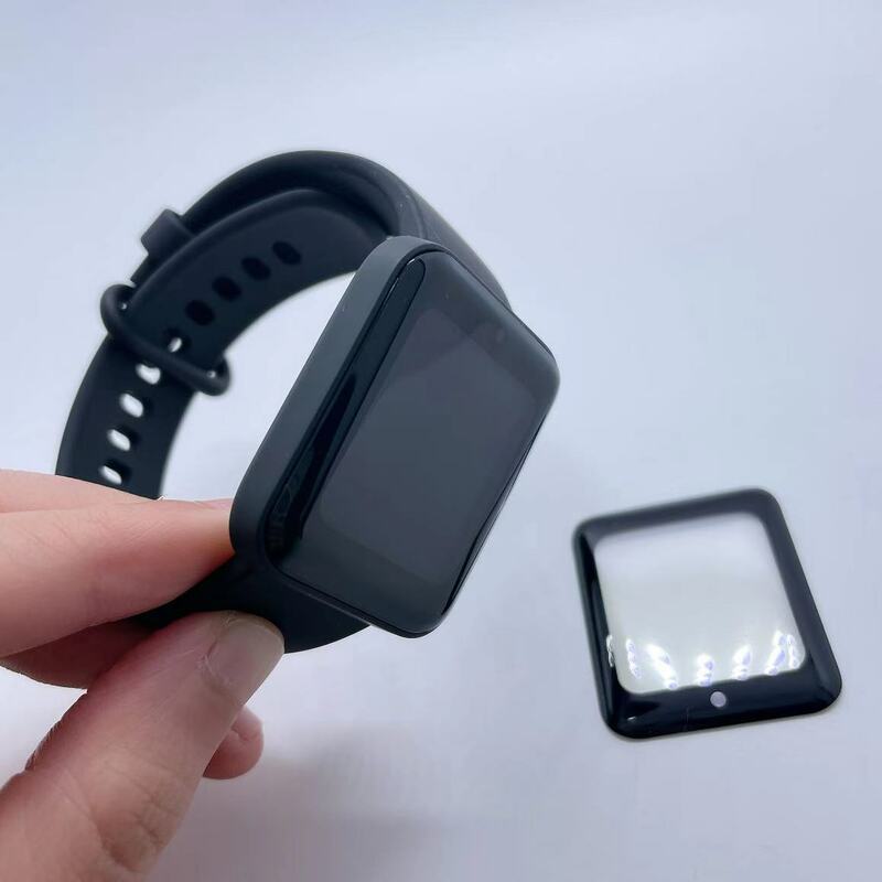 Xiaomi Mi watch lite 용 3D 곡선 가장자리 보호 필름 Redmi Watch Screen Protector Cover 용 전체 화면 보호기 케이스