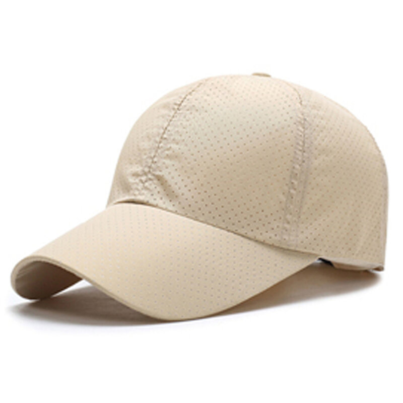 Sombrero de béisbol con Cierre trasero para hombre y mujer, gorra de béisbol con malla de secado rápido, transpirable, estilo camionero