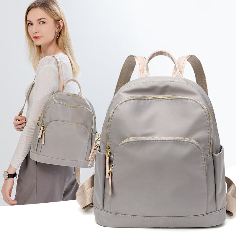 Рюкзак женский из ткани Оксфорд, удобная вместительная школьная сумка для студенток, маленький дорожный ранец, лето 2021