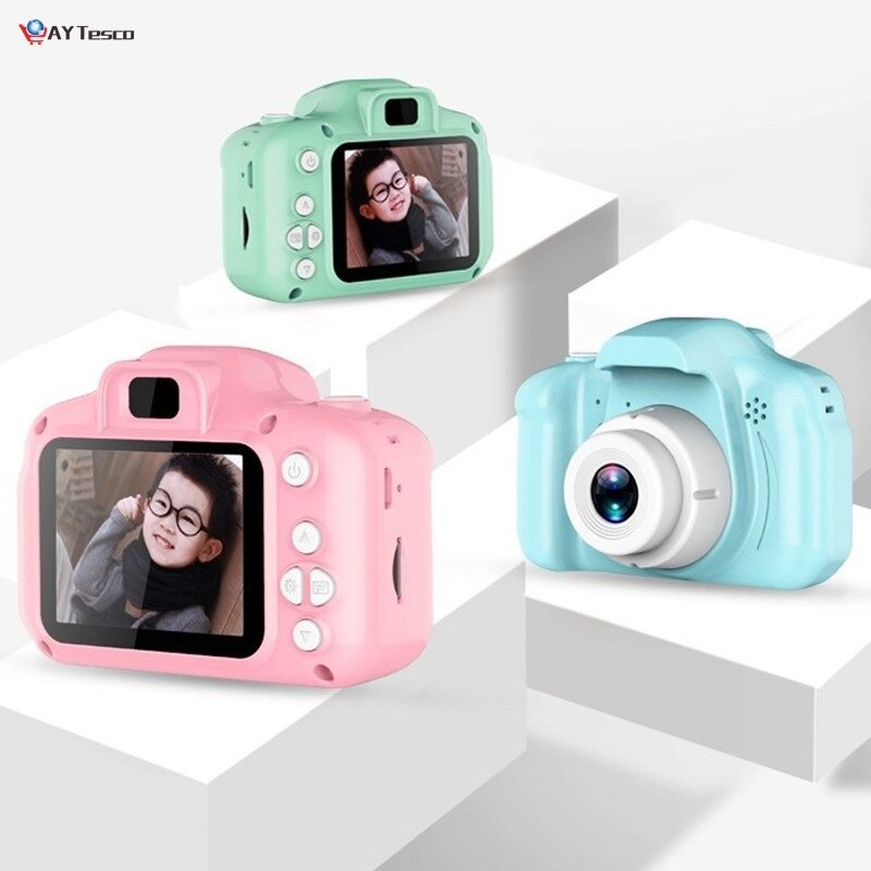 Kamera Anak-anak Mini Mainan Pendidikan untuk Anak-anak Hadiah Bayi Hadiah Ulang Tahun Kamera Digital 1080P Kamera Video Proyeksi