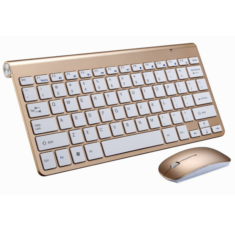 2,4G Беспроводная клавиатура и мышь, портативная мини-клавиатура и мышь, комбинированный набор для ноутбука, ноутбука, Mac, настольного ПК, смар...