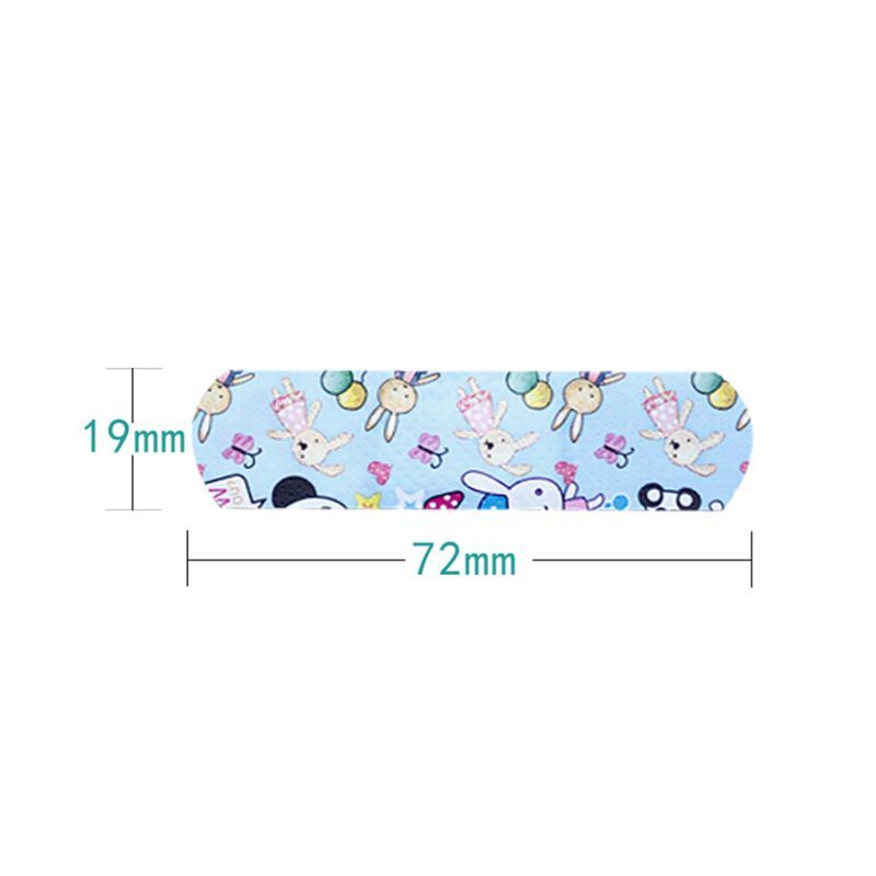 Bandagem infantil à prova d'água e respirável para mini crianças, bandagem médica emostática de desenho animado, 120