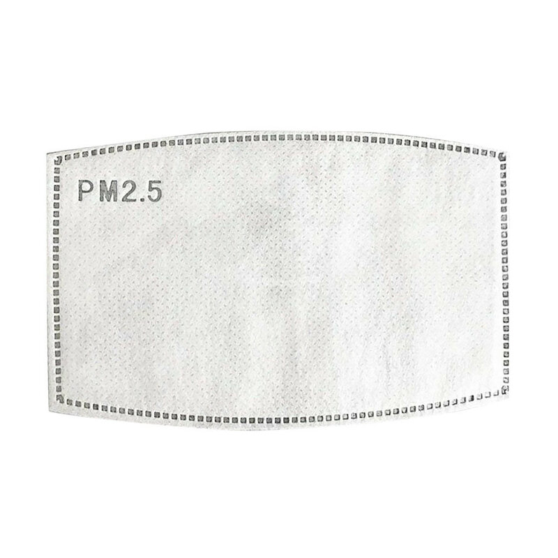 Filtro PM2.5 para mascarilla de algodón para adultos, 5 capas, papel de filtro de carbón activado no tejido, PM25, PM 25, 2/4/6/12 Uds.