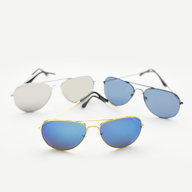 Gafas de sol ovaladas de estilo piloto para hombre y mujer, lentes de sol unisex de estilo aviador, con marco de Metal, estilo aviador, adecuadas para conducir