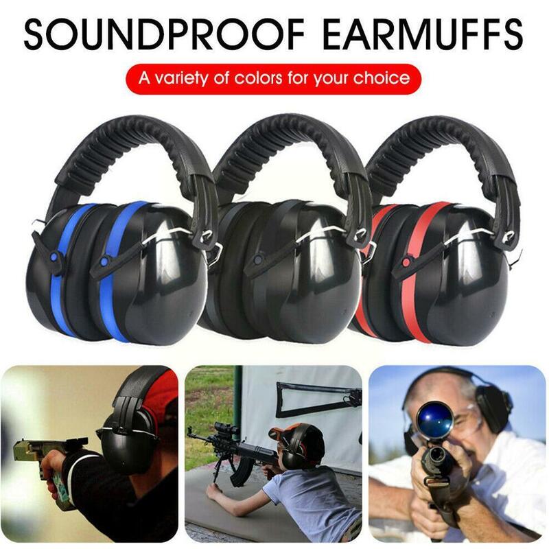 Shooting Ear Defender Adjustable Earmuffs Hearing Defender Noise Reduction For Sports D4r9