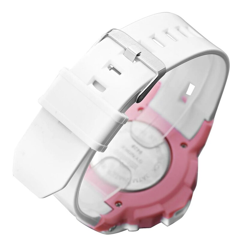 SYNOKE-Relojes deportivos a la moda para niños y niñas, pulsera impermeable con alarma LED, regalo para estudiantes