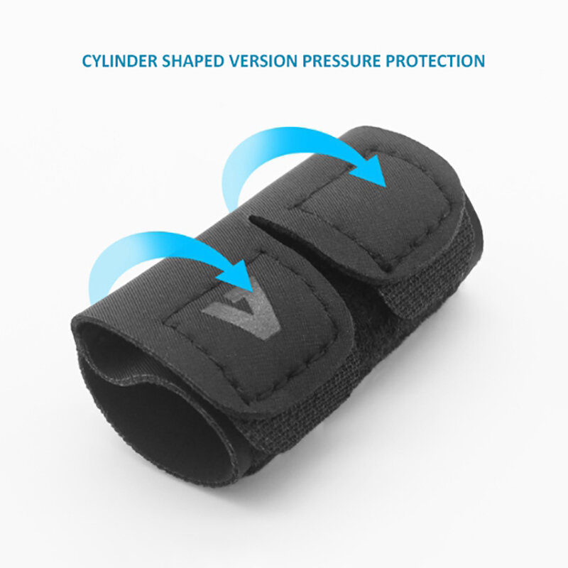 Bandagem de dedo antiderrapante, capa protetora de dedo respirável lavável e profissional, suporte para proteção dos dedos
