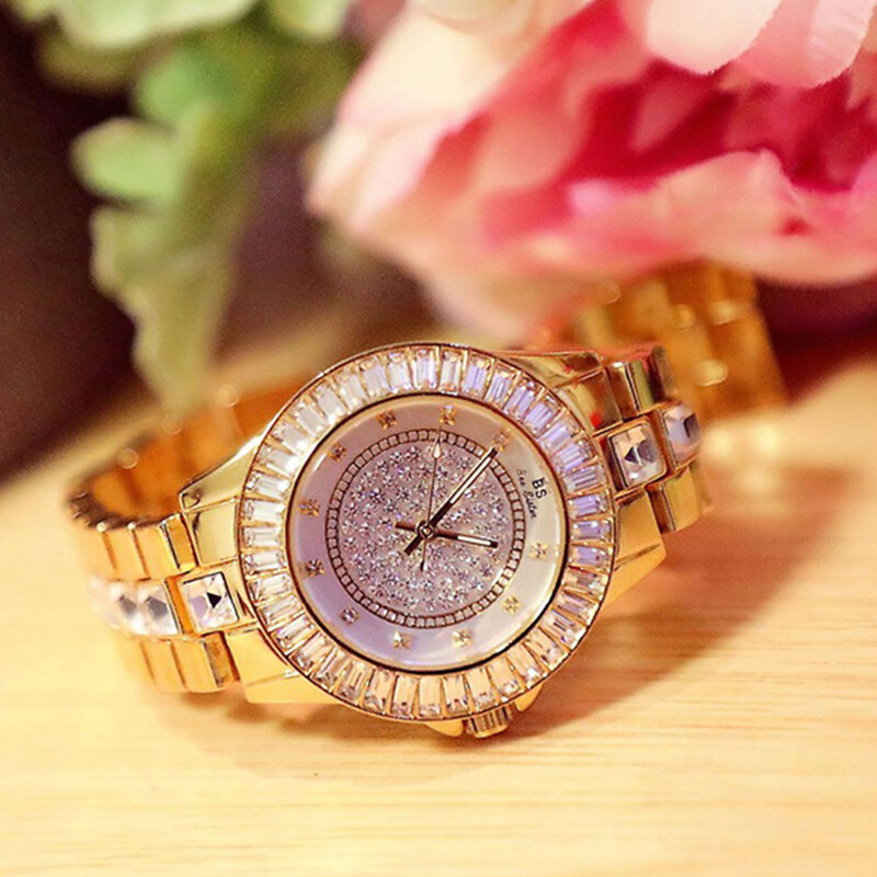 Relógios femininos moda diamante vestido de cerâmica relógio elegante feminino quartzo relógios de pulso senhoras aço feminino relógio relogio feminino