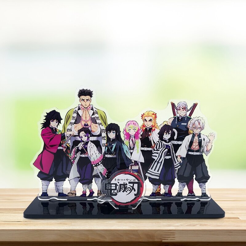 Elegante supporto acrilico dato per Anime Demon Slayer marca animazione ornamenti regalo Anime decorazione figurine acriliche