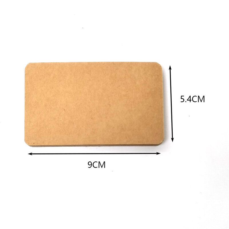 30pcs White Black Kraft Paper Blank Cards Round Corner Words Message Notes Paper Tags Gift Index Card Diy Business Cards