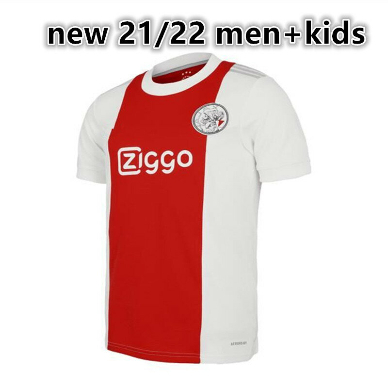 Nieuwe Kind 21 22 Volwassen Kids Kit Ajax Mannen Thuis Haller Tadic Neres Tagliafico Klaassen Alvarez Klaiber Huntelaar Alvarez 2022 shirt