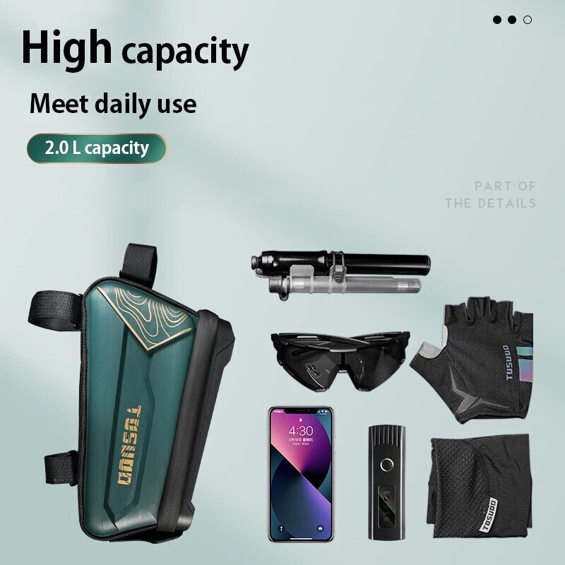 Tosuod Fiets Tas 6.0-8.0 Inch Touchscreen Telefoon Case Waterdichte Fietsen Bag Top Voor Tube Frame Mtb Racefiets tas Accessoires
