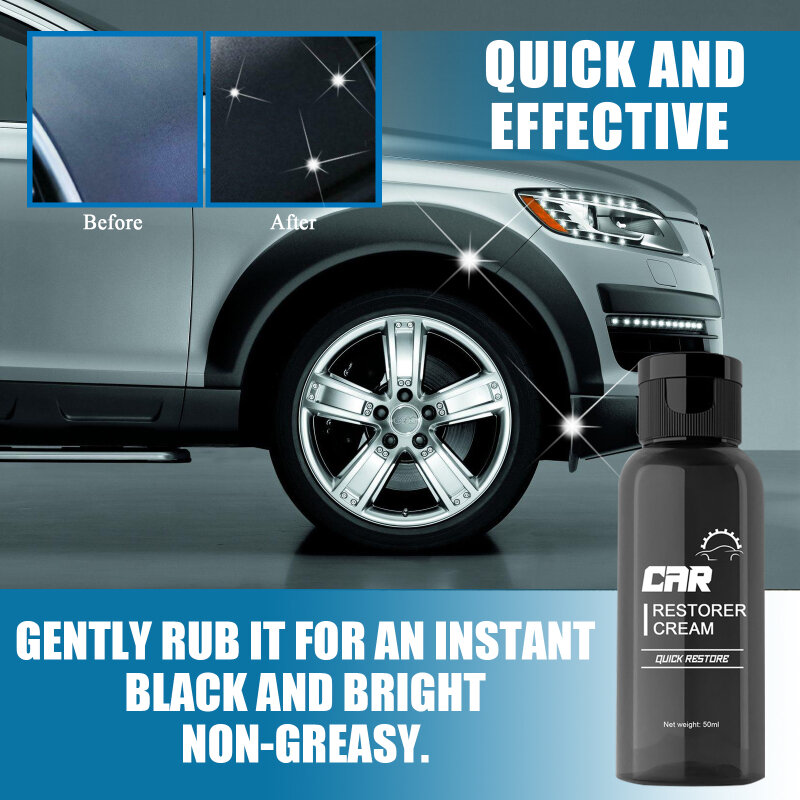 Auto Leather and Plastic Refurbishment agent plastic parts refurbishment paint paste maintenance paint care wax agent
