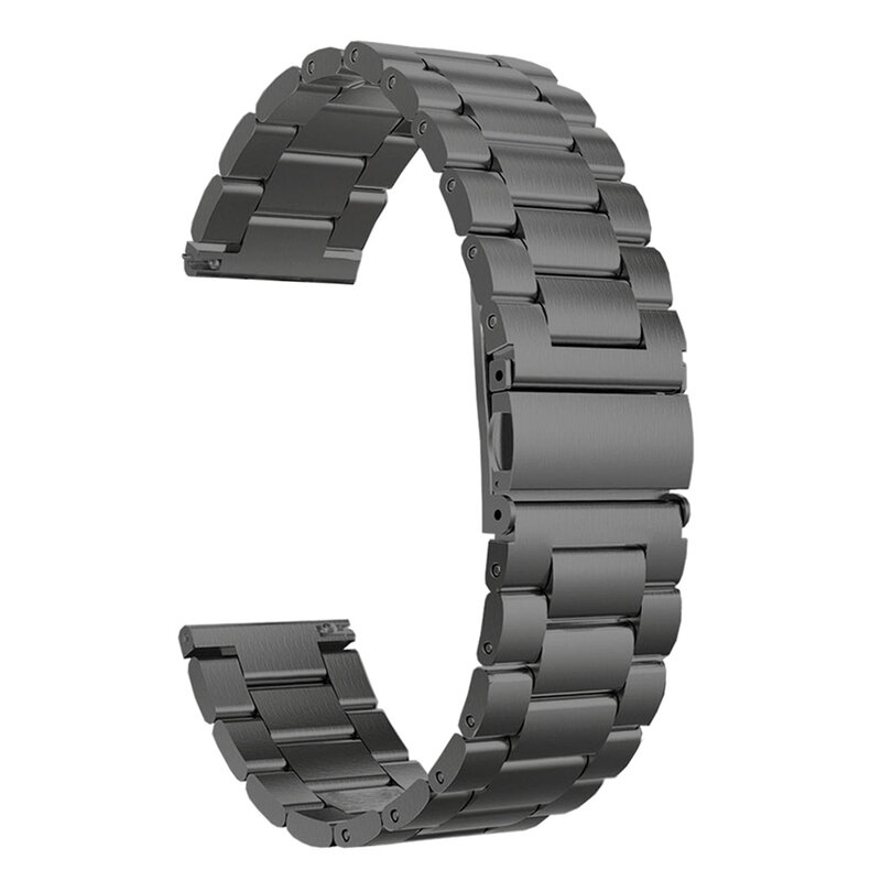 Pulseira para relógios samsung e galaxy, pulseira de aço inoxidável de 46mm, para samsung galaxy watch 3 41mm, 45mm, 20mm, 22mm, active2, 40mm, 44mm