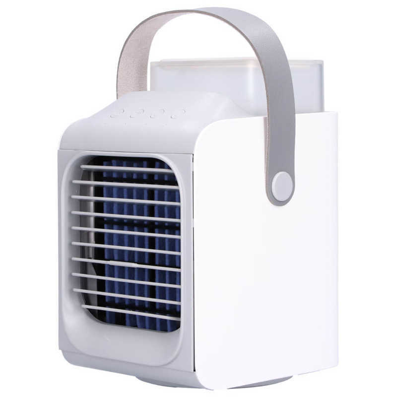 Luftkühler 90 Grad Schütteln Kopf Tragbare Luftkühler mit Nacht Licht für Home