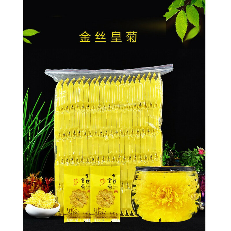Flower tea, golden silk, chrysanthemum, fruit, flower tea, fire-lowering tea, beauty and beauty tea, 30 packages
