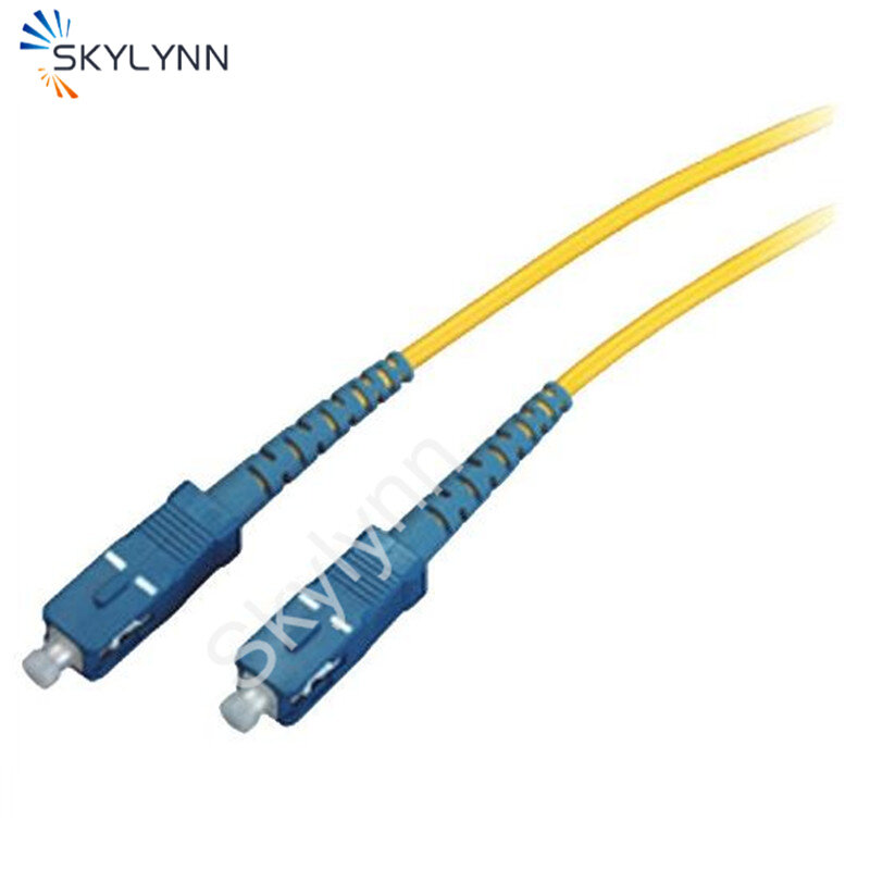 Cable de parche de fibra óptica SC/UPC-SC/UPC, 2 metros de longitud, SM G652D/G657A1/G657A2 SX Core, 3,0mm de diámetro, jersey de chaqueta LSZH, 10 piezas