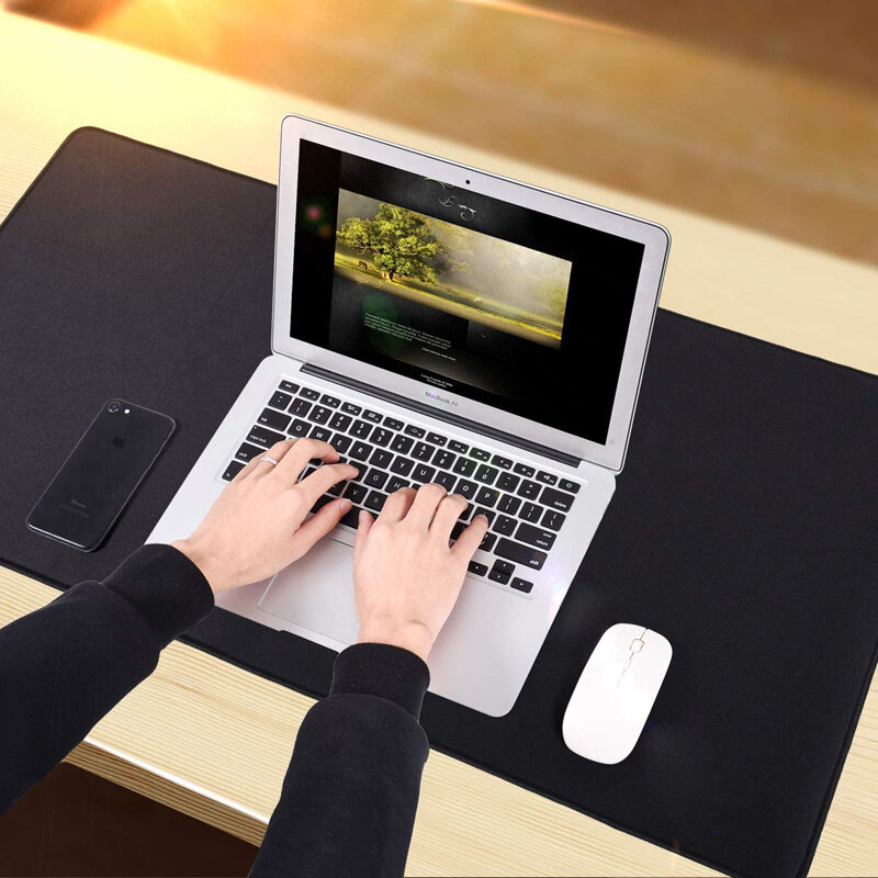 Grande jogo estendido mousepad gamer mesa de escritório tapete de teclado mause almofada antiderrapante à prova dwaterproof água