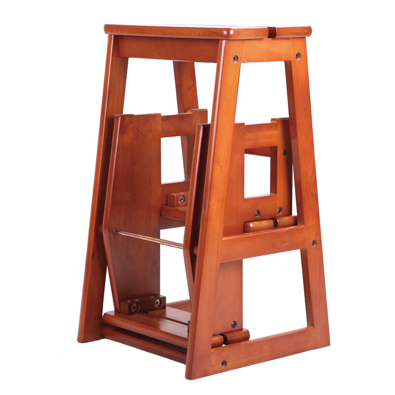 Современный многофункциональный трехступенчатый стул, кухонная мебель, складной деревянный стул, Ступенчатая лестница для дома