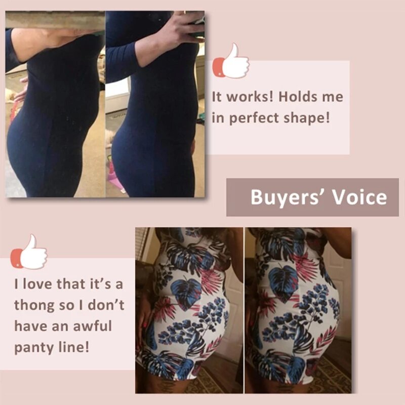 Vrouwen Butt Lifter Shapewear Naadloze Hi-Taille Tummy Slimmer Thong Panty Naadloze Body Shaper Shorts Firm Tummy Controle Slipje