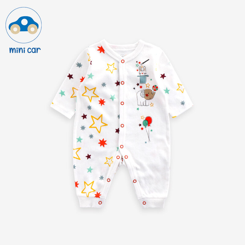 Romper Bayi Musim Semi dan Gugur Baju Bayi Baru Lahir untuk Anak Perempuan Anak Laki-laki Jumpsuit Katun Lengan Panjang Baju Bayi Pakaian Anak Laki-laki