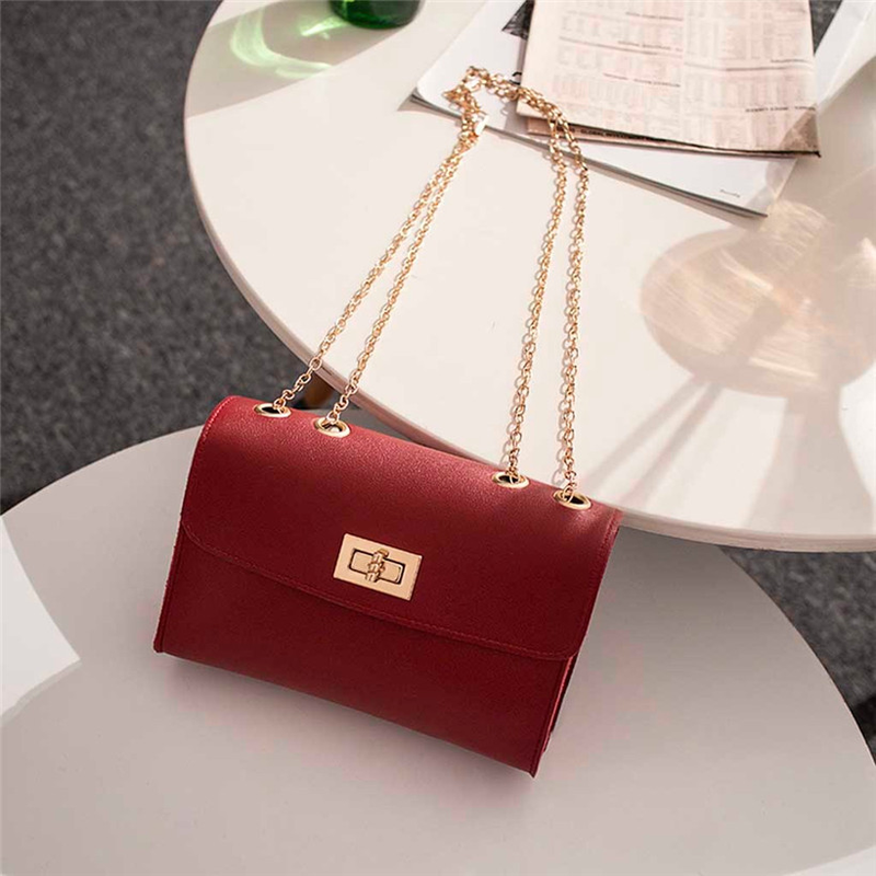 Ladies British Small Square Bag Chain Women's Designer brand luxury Handbag 2020 High quality PU Leather Phone Shoulder bags