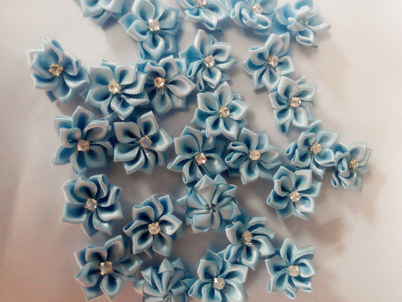 Kerajinan/Pemangkasan Manik-manik Dekorasi Bordiran Baru 50Pcs Bunga Pakaian Aksesoris Diy Panas Diy Pita Kristal dengan