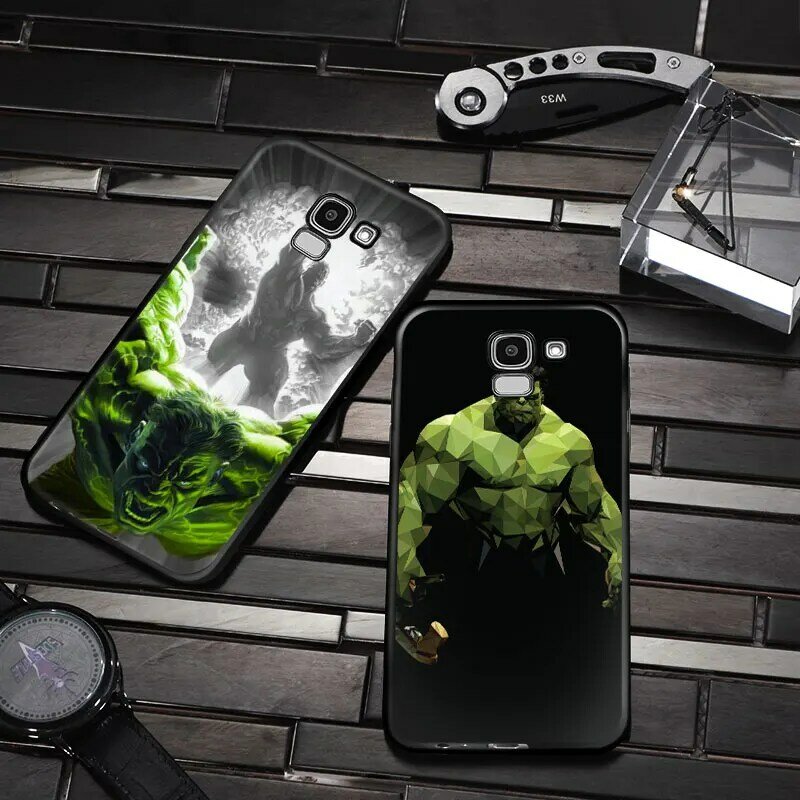 Coque de téléphone Marvel Hulk, étui pour Samsung Galaxy j2 3 4 5 6 7 8 730 530 330 2016/2017/2018Star Plus Prime Core Duo