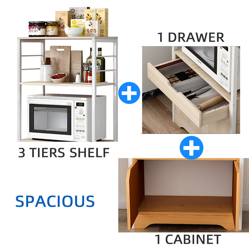Gabinete de cocina mesa de consola bufete aparador muebles de cocina para entrada mesa con puertas de 3 niveles de gabinetes de cocina