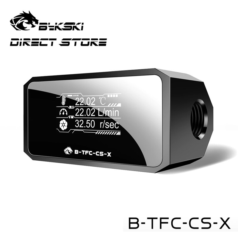 Bykski Capteur numérique de température et de débit B-TFC-CS-X