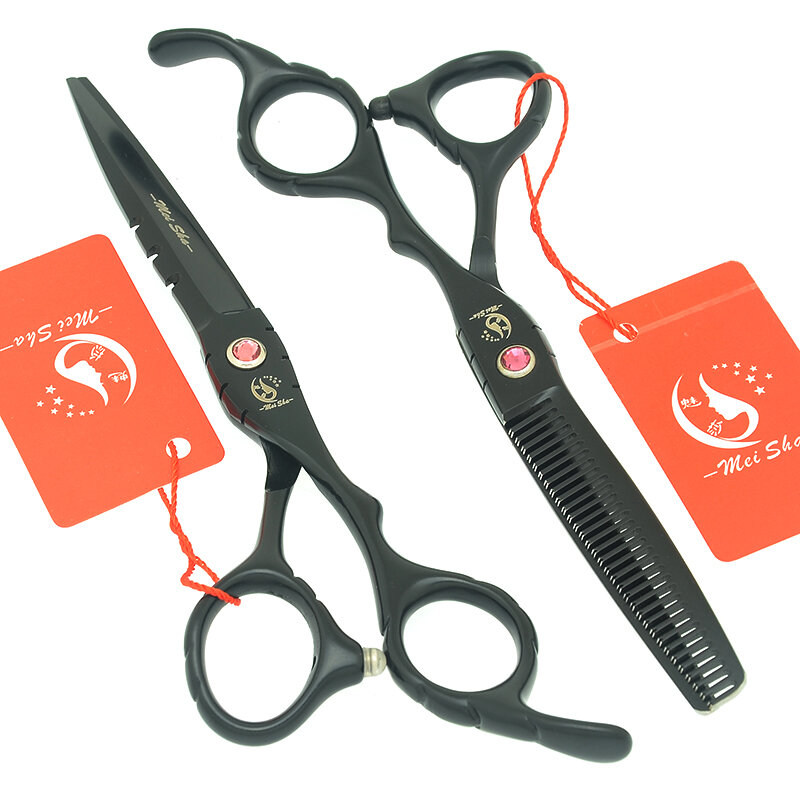 Meisha 5.5/6 inch Professional Hair Cutting Thinning Scissors Set Japan Steel Barber Styling Shears Salon Haircut Tool A0062A