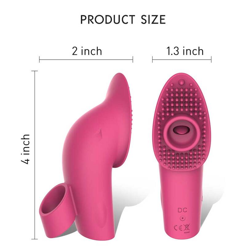 Finger Sleeve Vibrator G Spot Massage Clit Stimulate Female Masturbator Sex Toys for Women Lesbian Orgasm Adult Products Shop