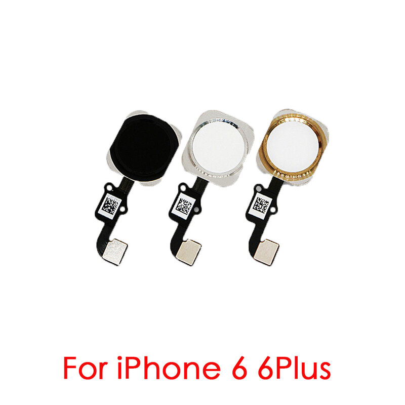 Bouton accueil avec câble flexible, pour iPhone 5 5C 5s 6 6Plus 6sPlus 7 7Plus 8G 8 Plus