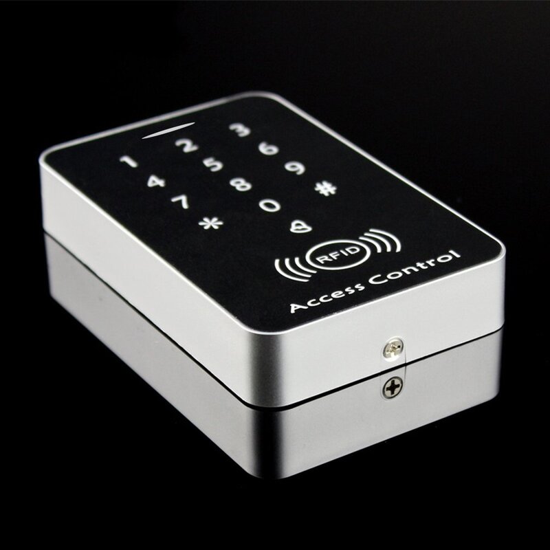 M203SE RFID 독립 실행 형 터치 스크린 액세스 제어 카드 판독기 디지털 키패드 10pcs 키 카드 홈 아파트 공장