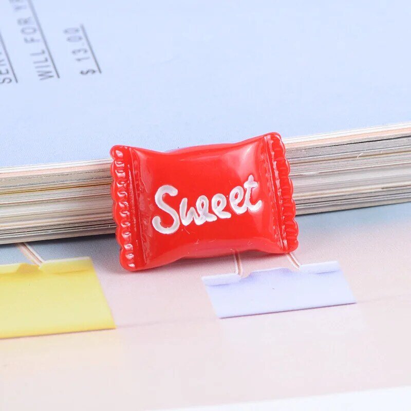Magnesy na lodówkę z serii Candy, wielobarwne magnesy na lodówkę z cukierkami, słodkie naklejki typu tablica kredowa