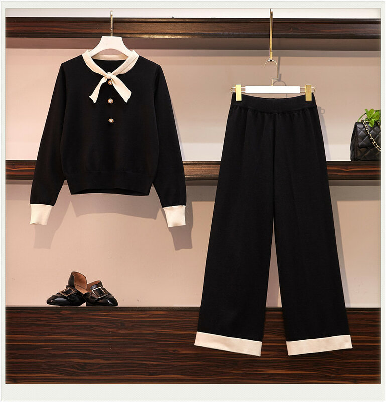 Fashion New Women's Long Section Long Sleeve 4XL Fat Sister 200 kg Casual Outer Wear Suit