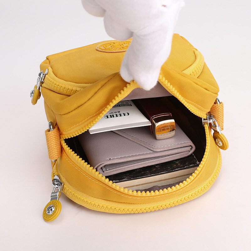 لطيف حقيبة صغيرة الإناث Crossbody موضة متعددة الاستخدام جميل حقيبة ساعي كل مباراة أمي الصدر الخصر الهاتف حقيبة كتف صغيرة