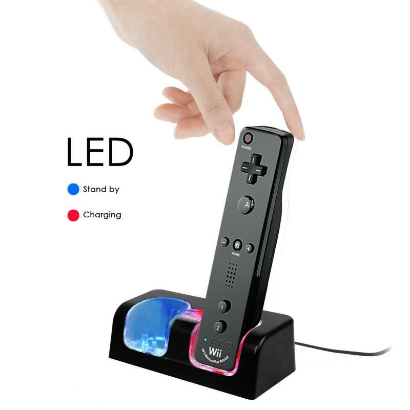 Chargeur de batterie pour console Nintendo Wii, Station de charge double, accessoires de jeux
