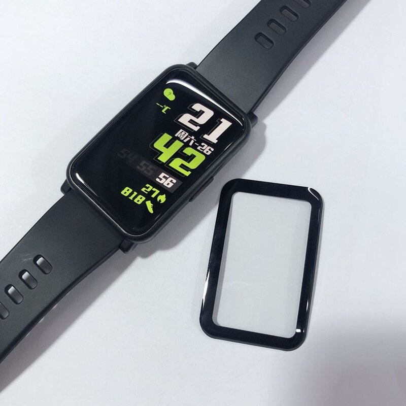 3D Gebogen Volledige Rand Screen Protector Film Voor Huawei Horloge Fit /Honor Horloge Es Smartwatch Zachte Beschermende Film Cover bescherming